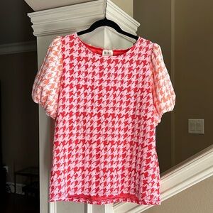 BiBi puffy sleeve women’s top, size large